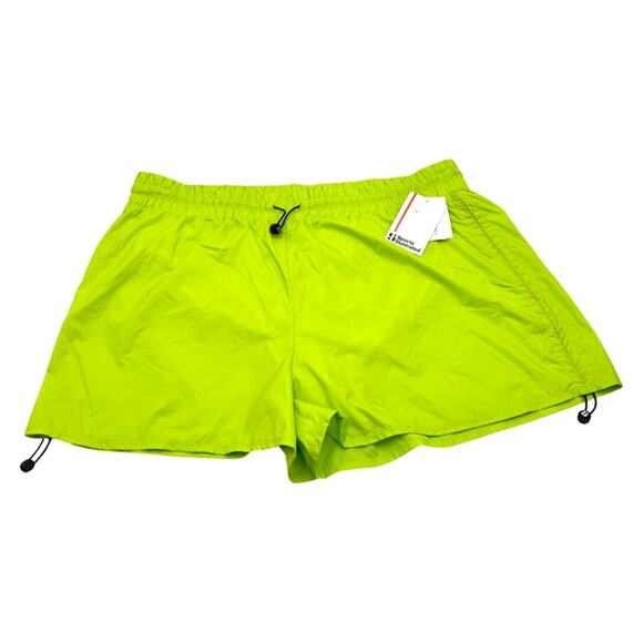 NEW - SPORTS ILLUSTRATED men's NEON lime green bathing shorts SIZE XXL